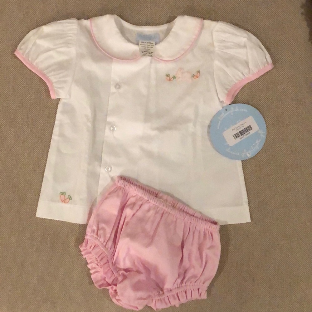 Little English Bunny Diaper Set